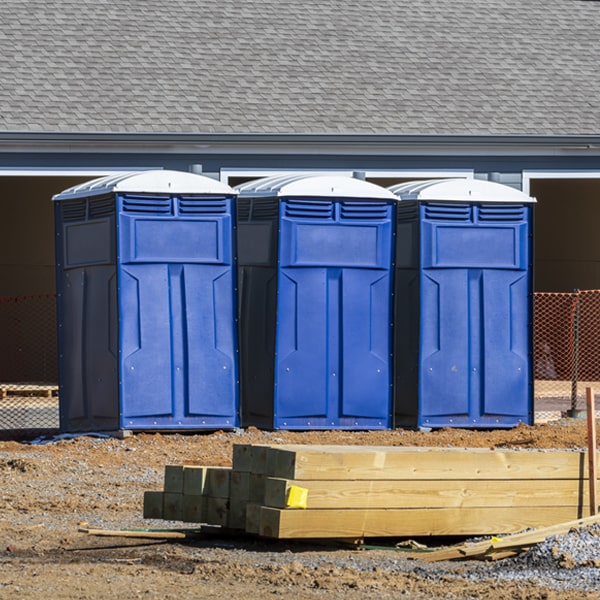 are there any restrictions on where i can place the portable restrooms during my rental period in Selman City Texas